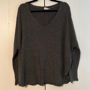Out From Under Medium grey sweater. In good used condition!